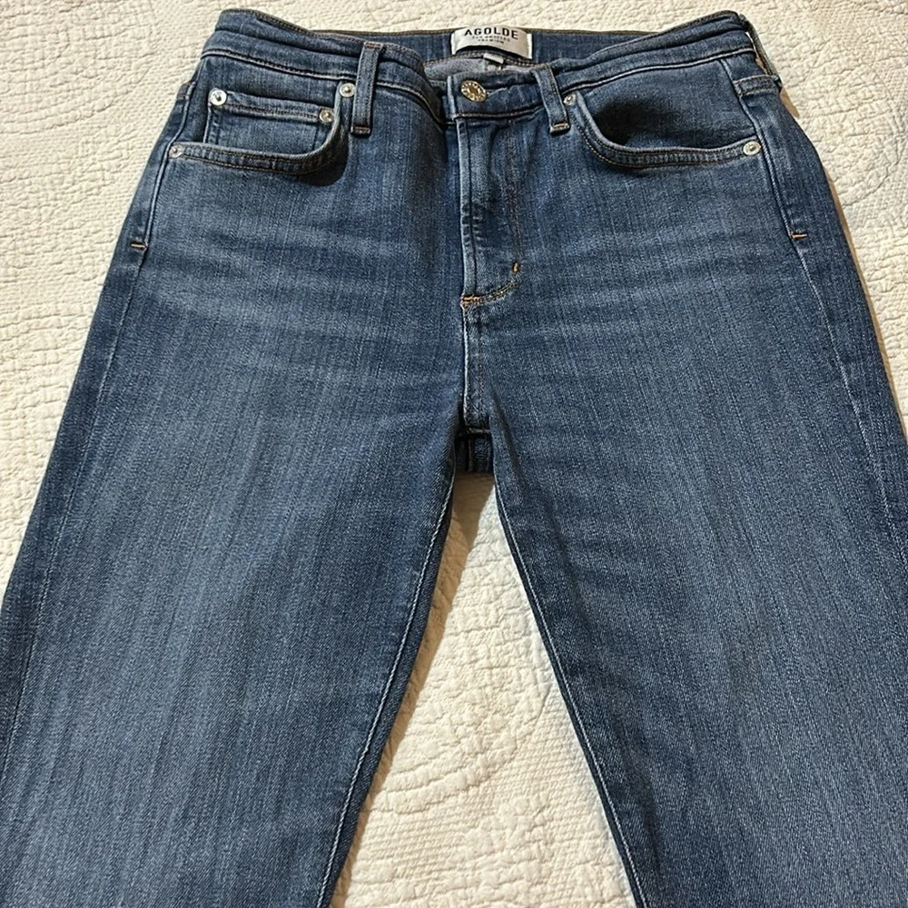 Agolde skinny high/mid rise denim. 27 - Picture 11 of 13